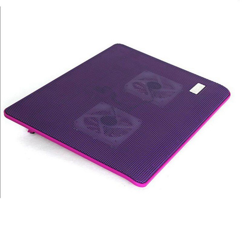 X2超薄双风扇 笔记本散热器 电脑散热垫支架 金属电脑散热器底座