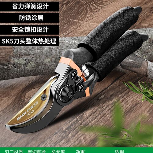 园林修枝剪刀sk5园艺省力修果树剪刀粗大花剪园艺剪子工具