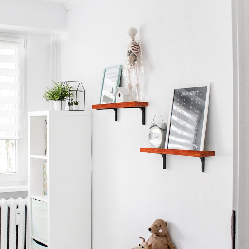 弯型90度d三角支架固木层板墙上置物架一字隔板支撑托架