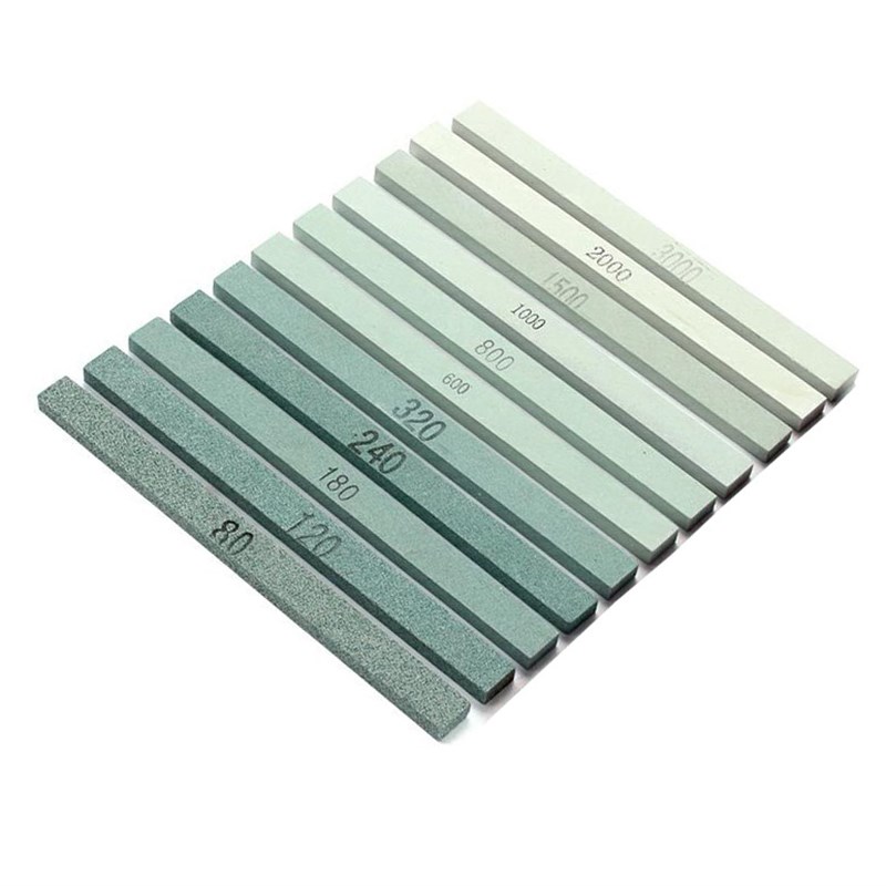 玉器打磨抛光砂条 翡n翠玉石玛瑙修整油石磨条 油石条 150*12*6MM