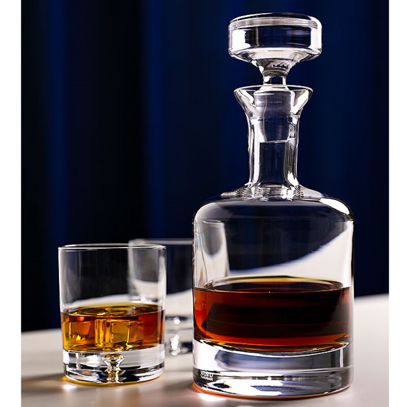 Krosno波兰进口水晶玻璃纯手工威士忌杯酒樽洋酒瓶套装分酒器送礼