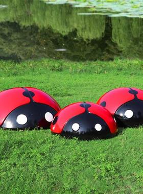 仿真七星瓢虫雕塑园林景观小区草坪井盖遮挡装饰幼儿园甲壳虫摆件