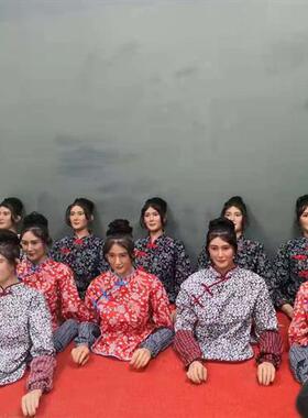 蜡像场景复原电动蜡像仿真人