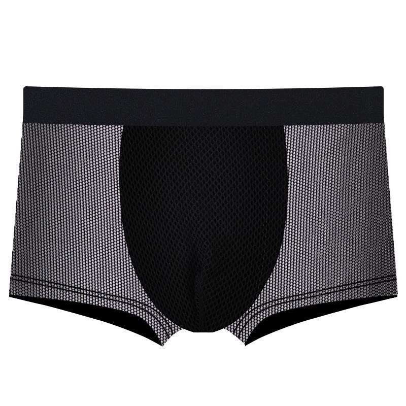 傲慢之恋男士内裤冰丝内裤男夏季薄款透气性感黑色镂空网孔平角裤|msdalam kategori Pakaian Dalam/seluar dalam lelaki/tracksuit, seluar dalam - dari Buy2taobao.com untuk memberikan perkhidmatan ejen Taobao profesional membeli