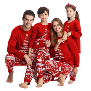 Couples Christmas Family Matching Pajamas Set Santa Set