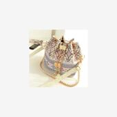 bag shoulder chain Women bucket canvas women handbag