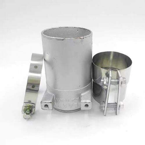 挖掘机小松PC200/220/240-6-7-8消声器排气管连接管夹子配件优质
