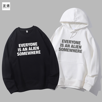 everyone is an alien somewhere酷玩乐队ColdPlay英文演唱会卫衣