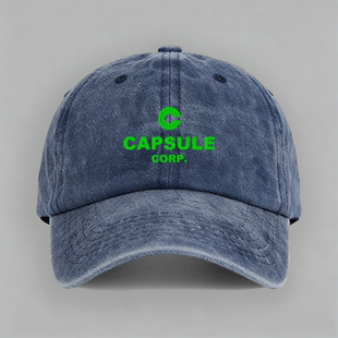 capsule corp 七龙珠特兰克斯胶囊公司鸟山明漫画棒球帽鸭舌帽子