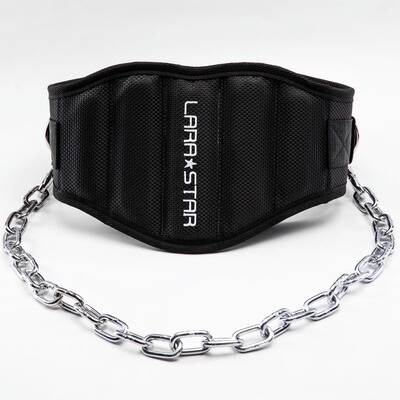 劳拉之星LS0831引体向上负重腰带腰部力量训练加粗铁链单杠训练器