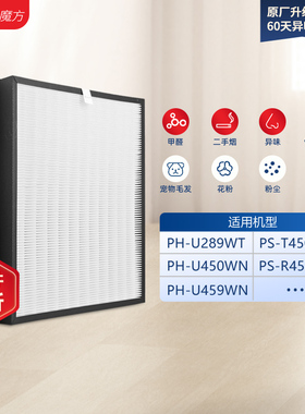 适配LG空气净化器滤网PS-R450WN/PS-R451WN滤芯高效除味除甲醛