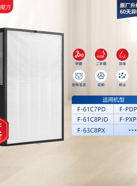 适配松下空气净化器过滤网F-PXP60C/F-61C8PJD过滤芯除甲醛家用