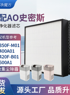 适配AO史密斯空气净化器过滤网KJ420F/KJ-400A01/KJ350滤芯IF-006