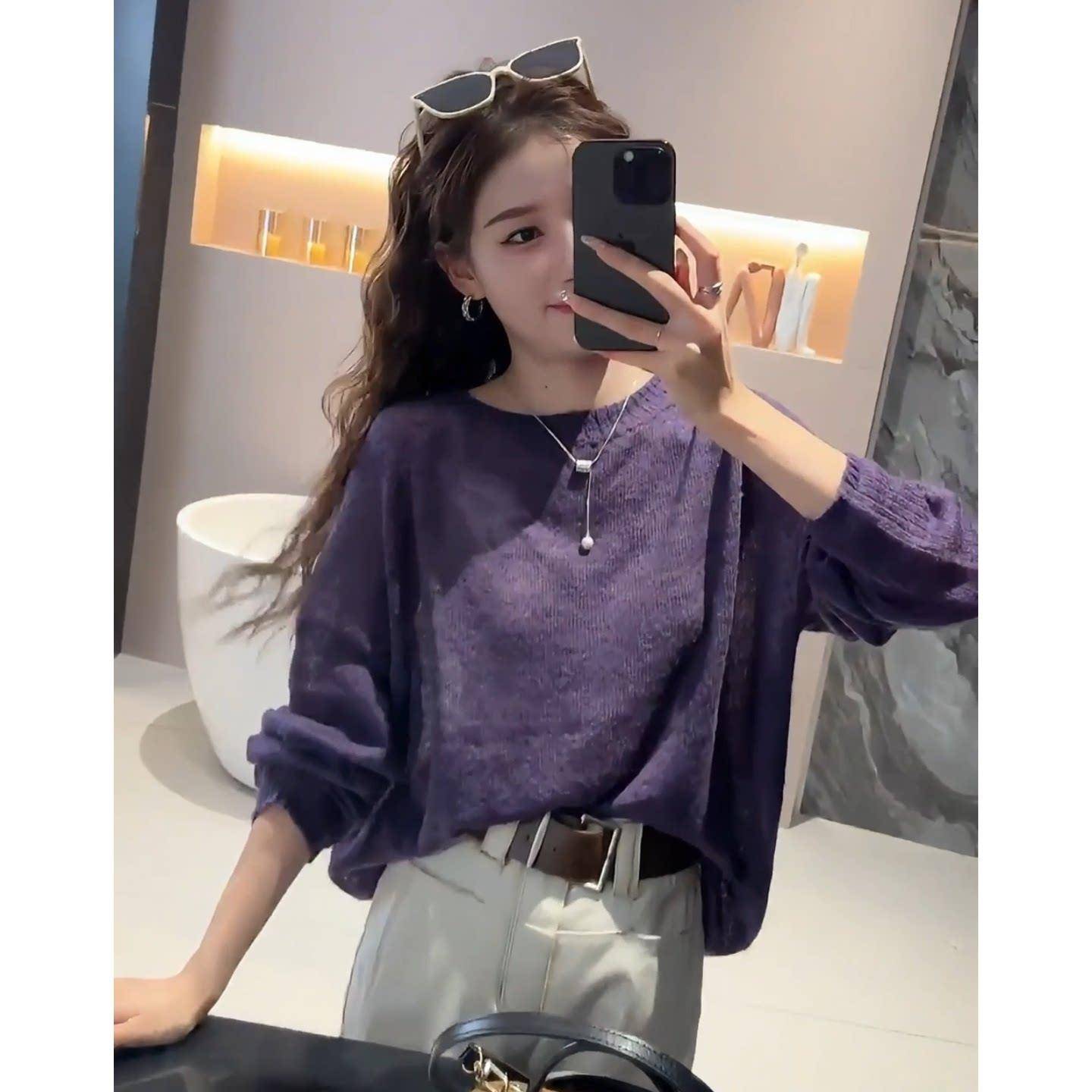 早秋穿搭直一整牛套女2026新ZFD款衣时尚细纱针织毛休闲筒仔裤两
