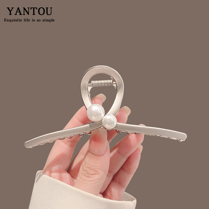 颜透抓夹合金/镀银/镀金日韩