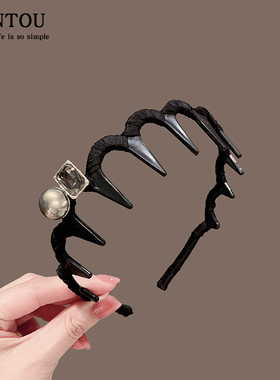 法式优雅珍珠高颅顶发箍女高级感2025新款防滑齿头饰日常外戴头箍