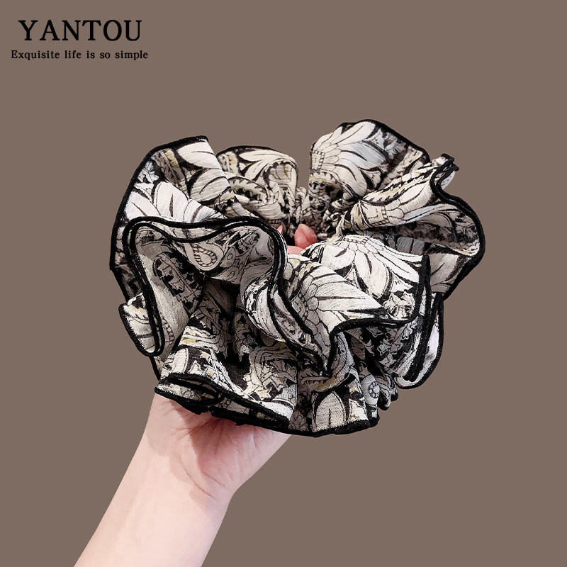 腰果印花多层大肠发圈头花女2025新款高级感扎头发马尾丸子头发饰,饰品/流行首饰/时尚饰品新,发饰,淘宝优惠券,粉丝福利购,淘宝优惠卷