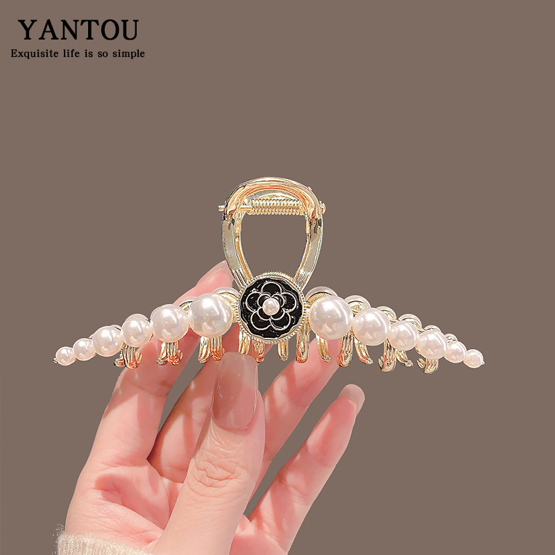 颜透抓夹合金/镀银/镀金日韩