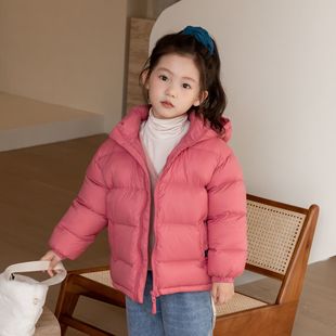 外套 棉袄男童面包棉服韩版 儿童羽绒服新款 加厚女童中大童宝宝冬季