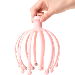 八爪鱼头部按摩器抓头挠头皮滚珠头疗工具疏通神器经络非灵魂提取