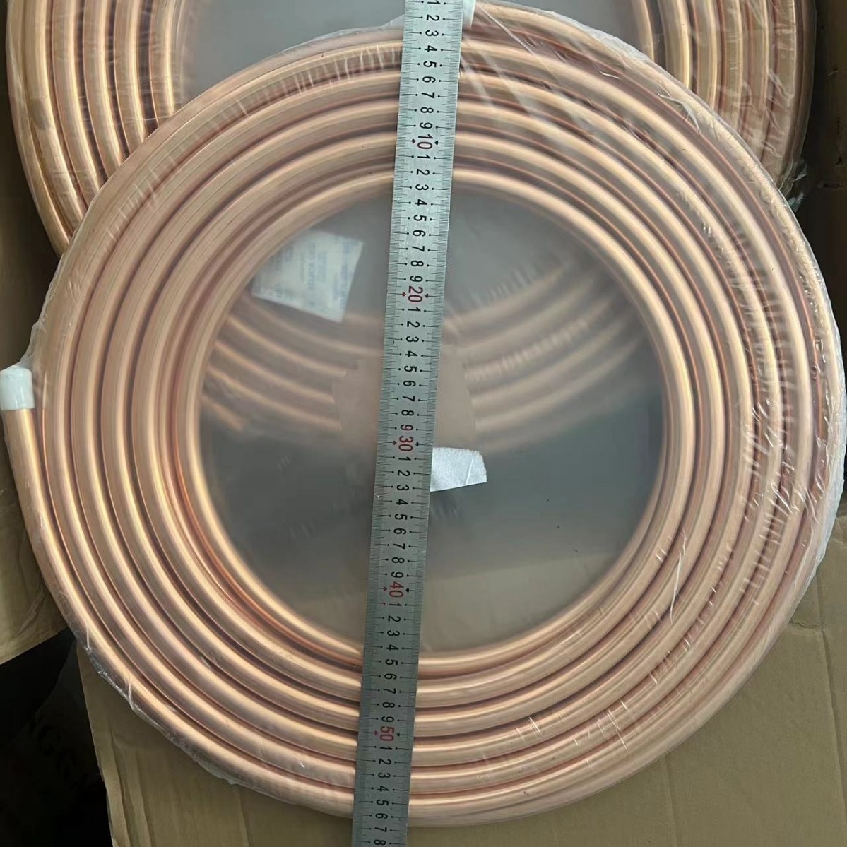 蚊香盘紫铜管T2空调铜盘管9.52/12.7/6.35英寸定尺加工紫铜盘管厂