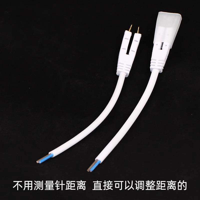 单色灯带通用插头接头线分线2线驱动24V36V220V灯条两针前接灯带图片