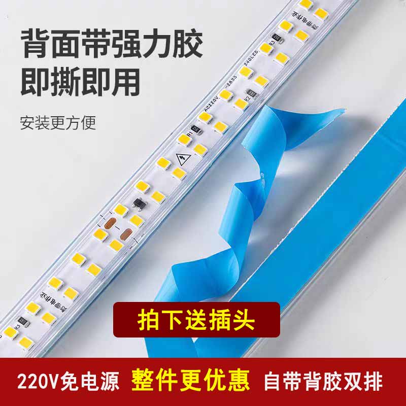 LED灯带220v高压防水软灯条