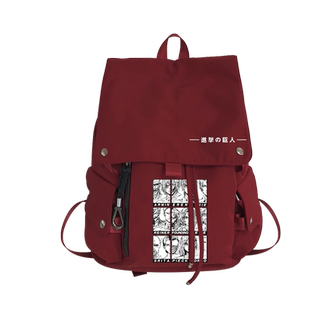 进击的巨人动漫周边九大巨人双肩背包男女学生休闲青少年书包yj