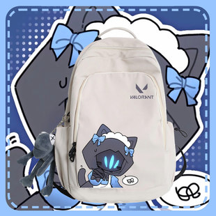 无畏契约联名二次元卡通霓虹捷风幽影贤者周边男女背包休闲书包ww
