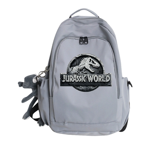 侏罗纪世界3统治恐龙公园电影周边男女双肩背包休闲大容量书包ww