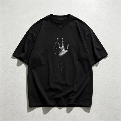 授权现货 Aura Threads 美式vintage手掌小众高级感短袖 T 恤男女