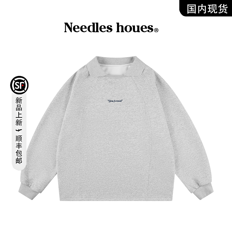 【品牌撤柜现货】Needles houes日系cityboy潮流上衣宽松简约卫衣