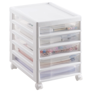 桌下收纳柜抽屉式办公室文件盒文具储物柜落地多层置物架工位神器