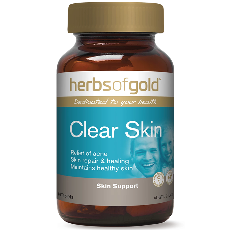 澳洲和丽康herbsofgold黄金草本痘片维生素b6淡化痘印闭口b族锌