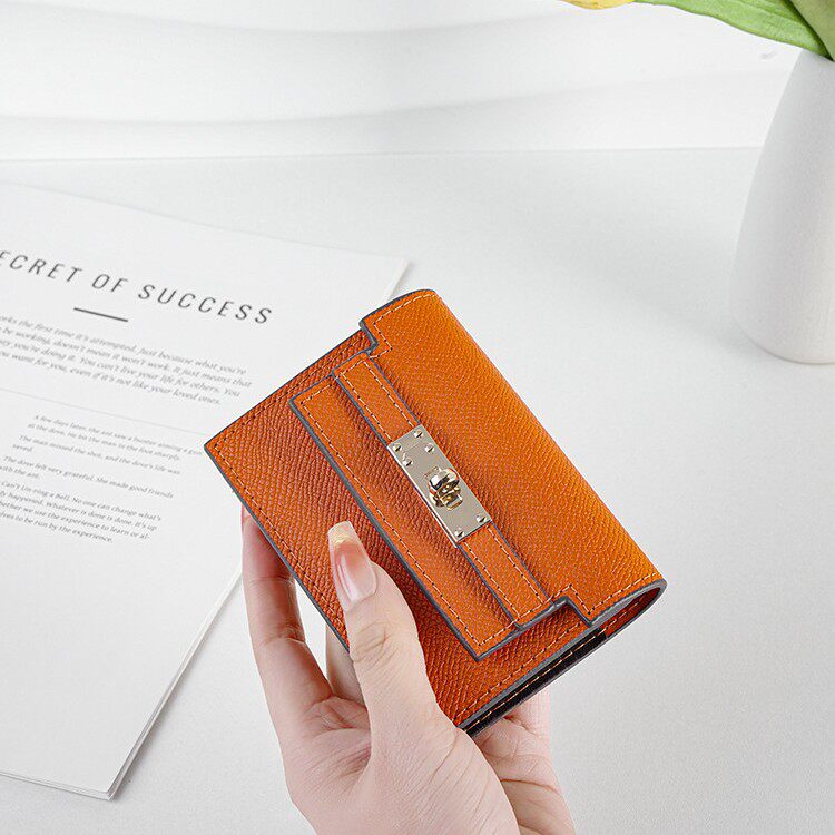 卡包女士2025新款小巧ins风防消磁多卡位高级感风琴真皮小巧卡包