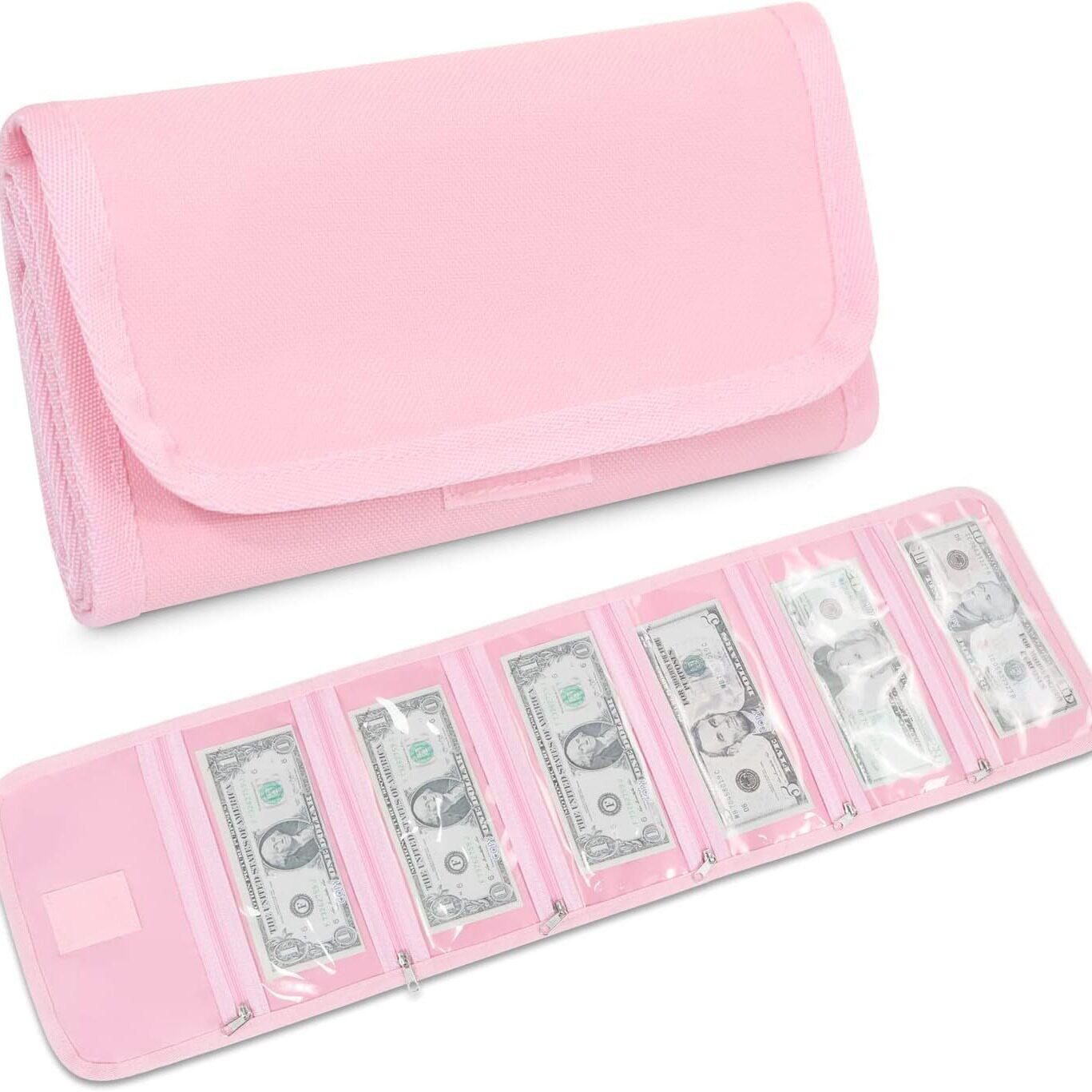 亚马逊折叠现金支票护照钱包Money Organizer Cash with 6 PK