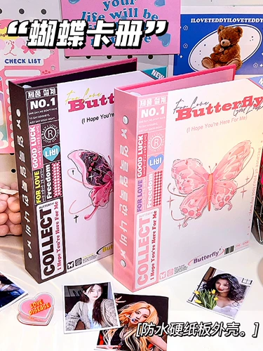 Polaroid, карточная книга с бабочкой, система хранения, фотоальбом, 3 дюймов, отрывной лист