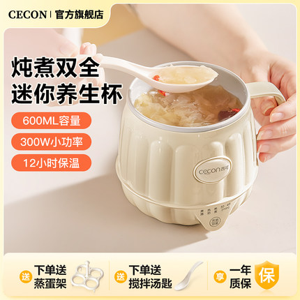 养生杯mini一人养生壶小型办公室煮茶壶迷你女士炖煮一体电煮杯
