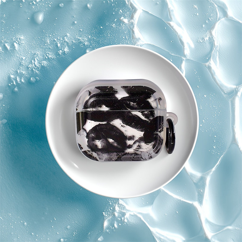 简约黑色艺术唇印适用AirPods1/2/3PRO个性防摔软硬壳airpods/pro3无线蓝牙耳机套壳ins软壳,3C数码配件,耳机保护套,淘宝优惠券,粉丝福利购,淘宝优惠卷