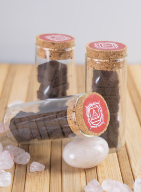 印度纯天然植物香料七轮光影香薰炉疗愈养生红色香砖X-1