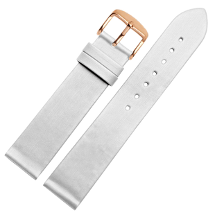 适配海鸥表带时光女神绢布表链813 811女士绢丝腕带16# 19#红色