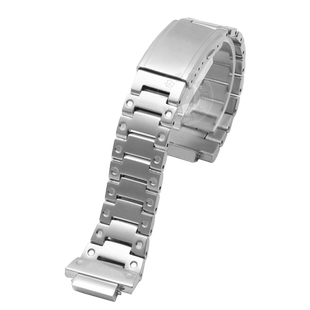 适配卡西欧G-SHOCK 3229 GM-5600小方块手表改装金属复古表带配件