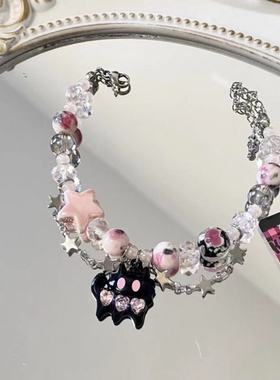 汪苏泷同款手链搞怪猫设计