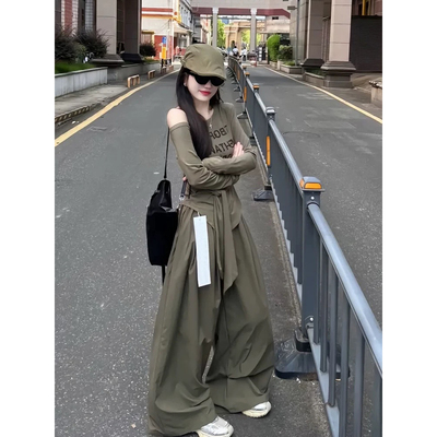 2025早秋韩系甜辣小众绝美套装裙