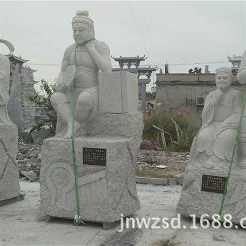曲阳石雕山像石刻土地公公像图片石造土地婆婆像厂家
