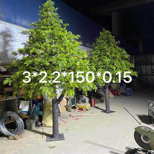 玻璃钢仿真柏树仿真松树室内室外摆件塑料绿植大型仿真落地树