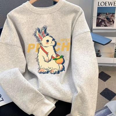 2025新款无帽小个子卫衣