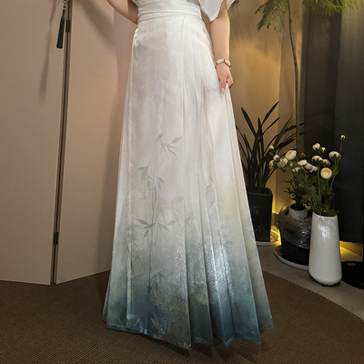 马面裙新中式系带国风汉服青渊