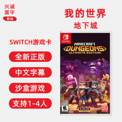 全新switch游戏我的世界地下城ns