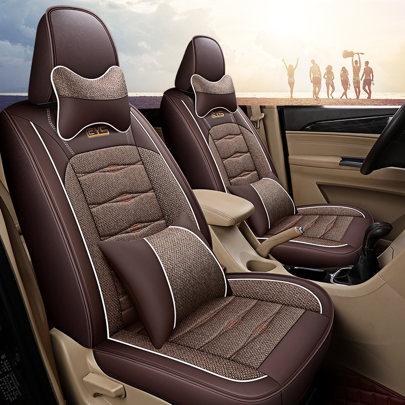 北汽幻速s3l七座232专用座套h3/h2e/h3f布亚麻汽车7座垫四季通用